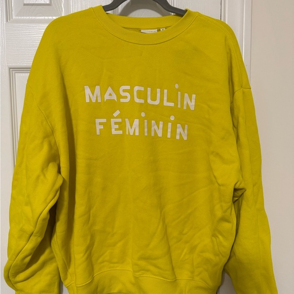 Clare V Sweaters - Clare V Masculin Feminin Oversized Sweatshirt